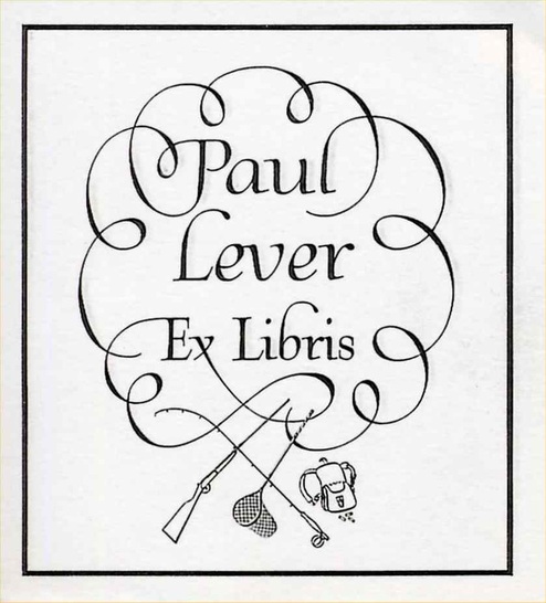 Paul Lever Book Plate Design