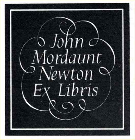 John Mordaunt Book Plate Design